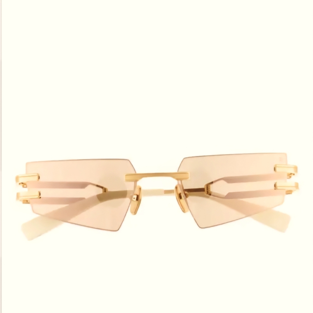 Balmain 54mm Rimless Novelty SunglassesOne Size, GOLD GOLD BROWNItem #1077417